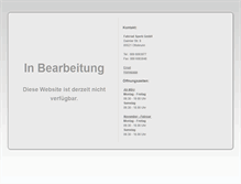 Tablet Screenshot of fahrrad-sperk.de